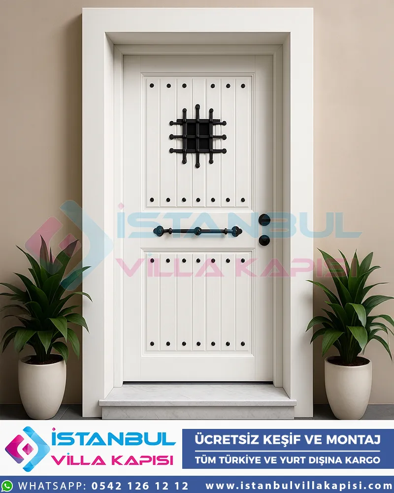 Aphrodite-beyaz-antik-celik-kapi-eskitme