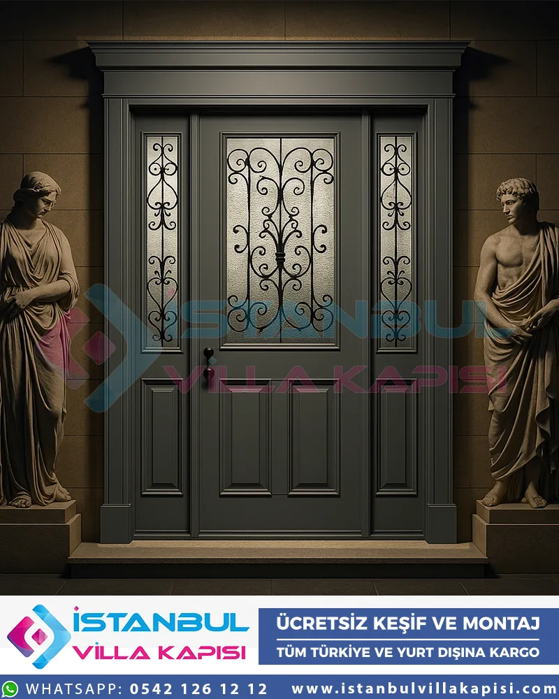 Flomenna-Villa-Kapisi-Celik-Dis-Kapi