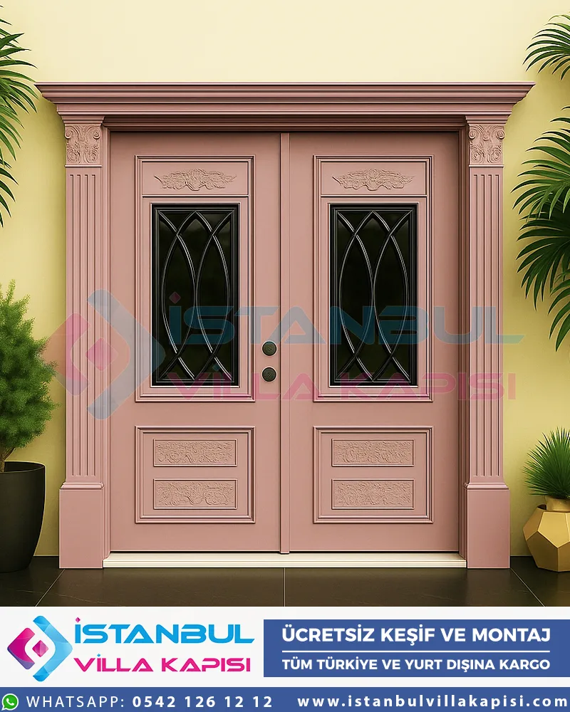 Bio-Pink-Villa-Kapisi-Celik-Kapi