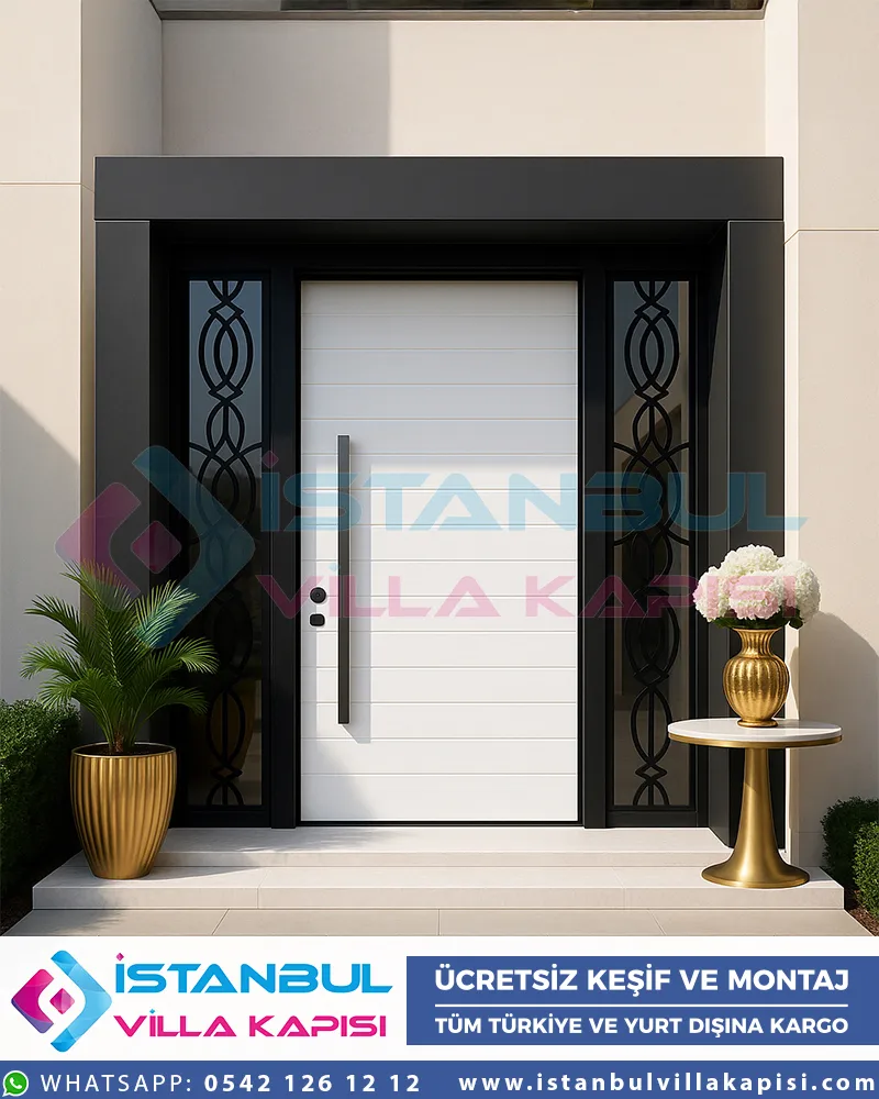 Macellan-beyaz-villa-kapisi-celik-kapi-dis-kapi