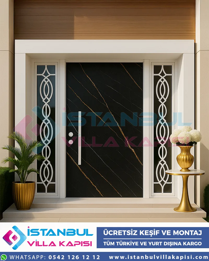 Macellan-mermer-villa-kapisi-celik-kapi-dis-kapi