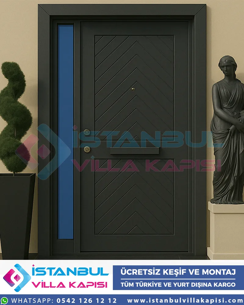 New-Maze-siyah-Villa-kapisi-celik-dis-kapi