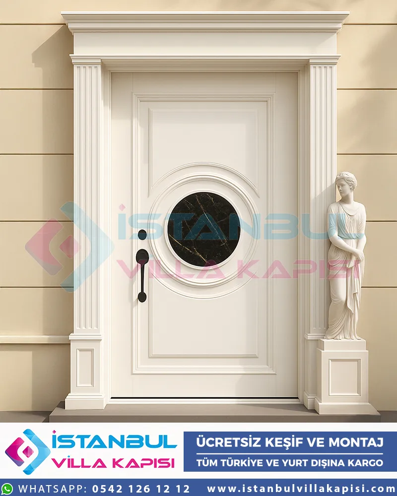 Yalikavak-Beyaz-Villa-Kapisi-Celik-Kapi