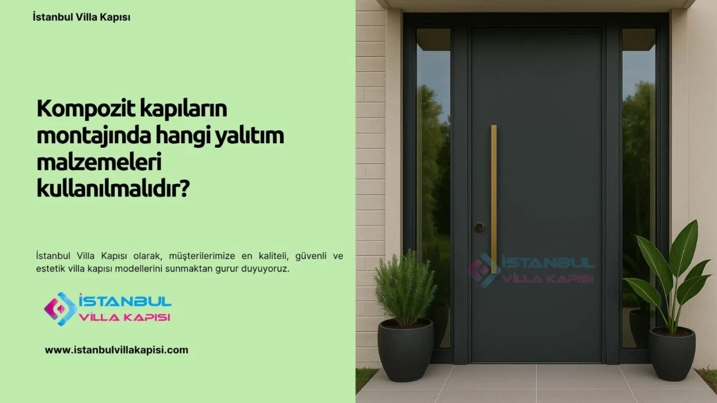 Kompozit Kapı Montajında Kullanılacak Yalıtım Malzemeleri | İstanbul Villa Kapısı