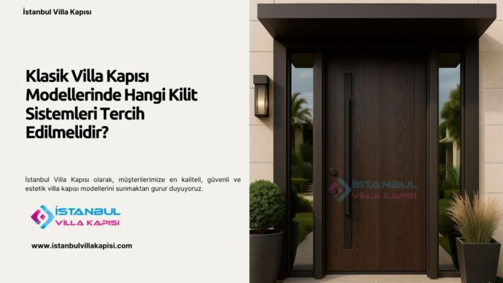 Klasik Villa Kapısı İçin Kilit Seçimi | Güvenlik & Estetik Rehberi