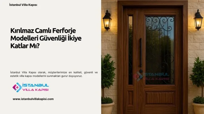 Kırılmaz Camlı Ferforje Kapı Güvenliği İkiye Katlar Mı? | Uzman Analizi