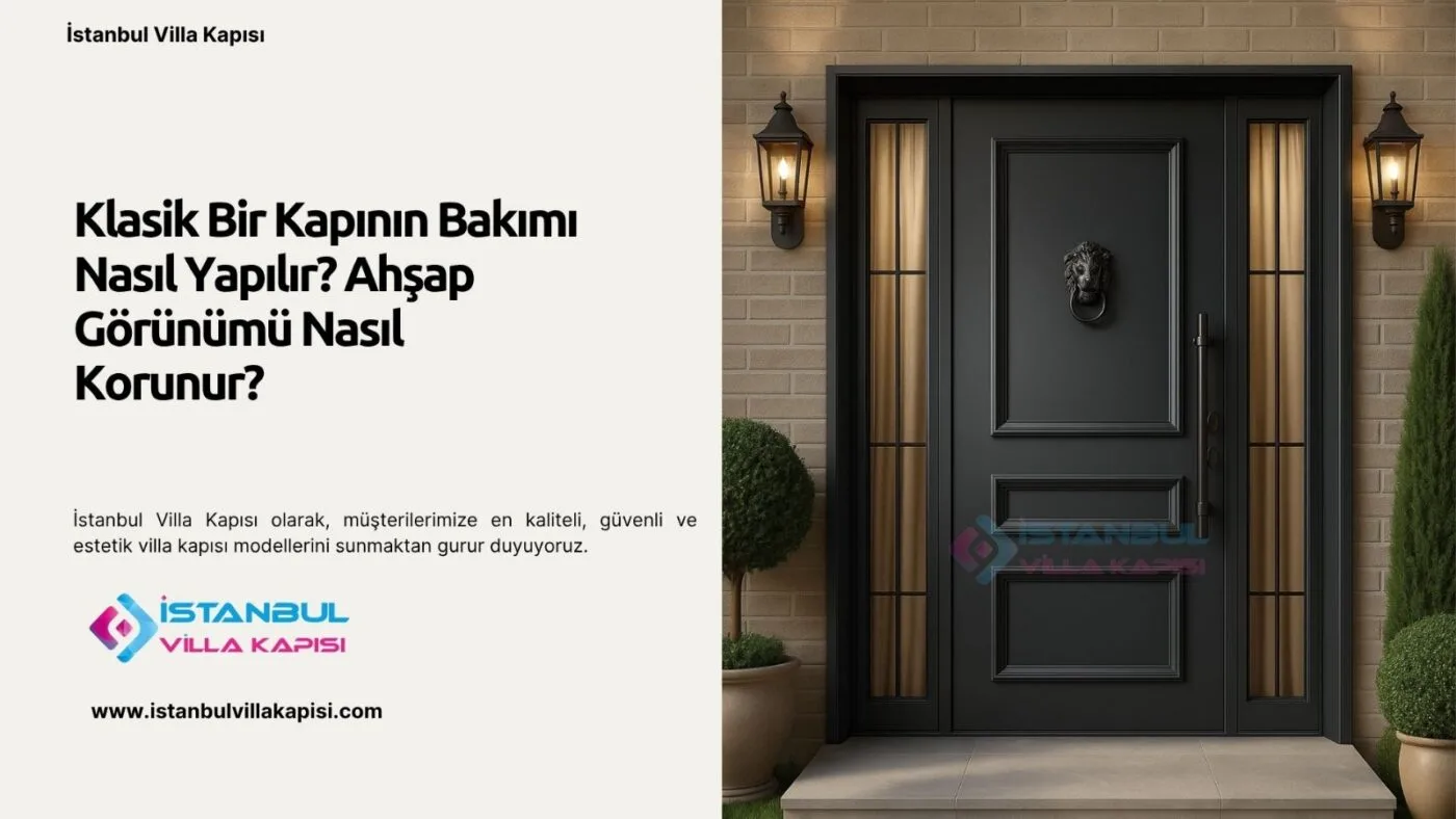 Klasik Bir Kapının Bakımı Nasıl Yapılır? Ahşap Görünümü Nasıl Korunur?
