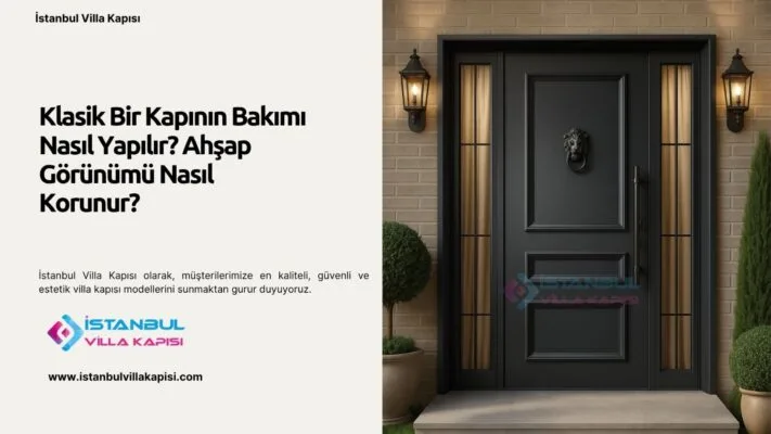Klasik Bir Kapının Bakımı Nasıl Yapılır? Ahşap Görünümü Nasıl Korunur? Klasik Bir Kapının Bakımı Nasıl Yapılır? Ahşap Görünümü Nasıl Korunur?