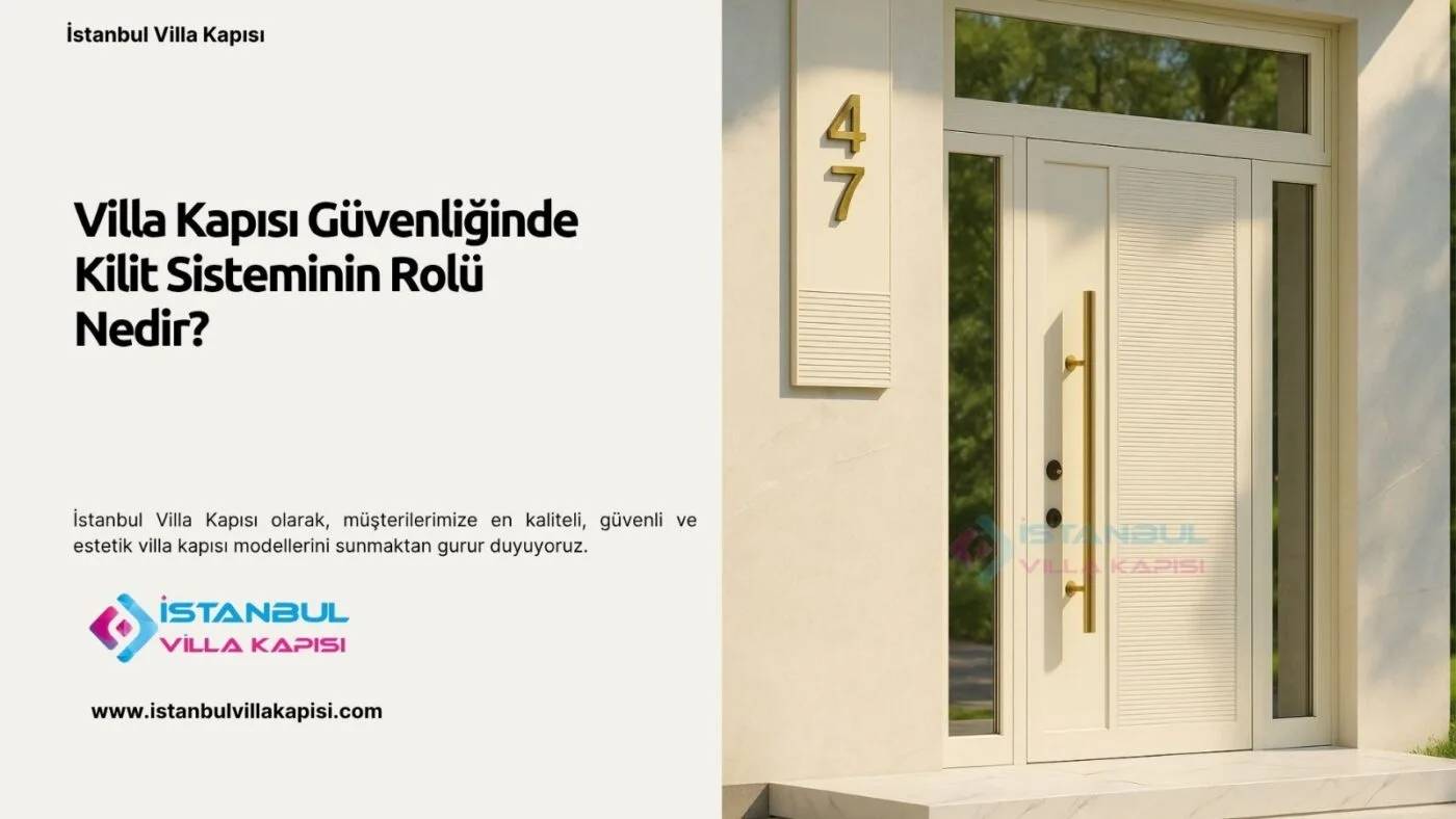 Villa Kapısı Güvenliğinde Kilit Sisteminin Rolü Nedir?