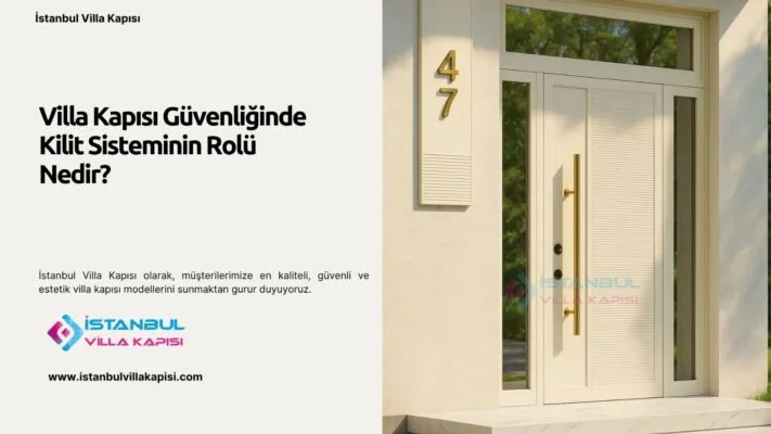 Villa Kapısı Güvenliğinde Kilit Sisteminin Rolü Nedir? 1 Villa Kapısı Güvenliğinde Kilit Sisteminin Rolü Nedir?