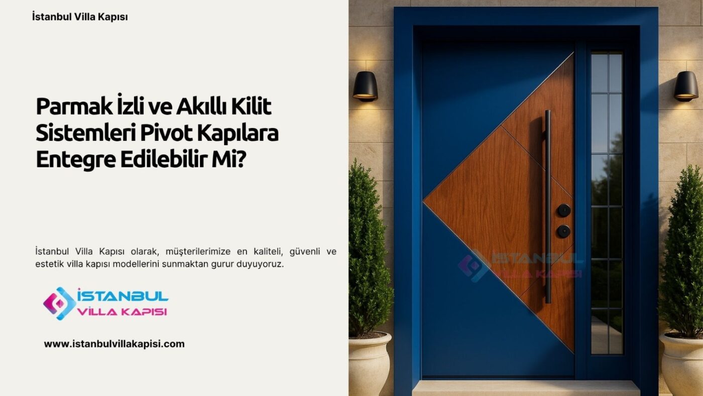 Parmak İzli Ve Akıllı Kilit Sistemleri Pivot Kapılara Entegre Edilebilir Mi?