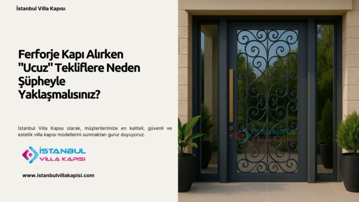 Ferforje Kapı Alırken &Quot;Ucuz&Quot; Tekliflere Neden Şüpheyle Yaklaşmalısınız?
