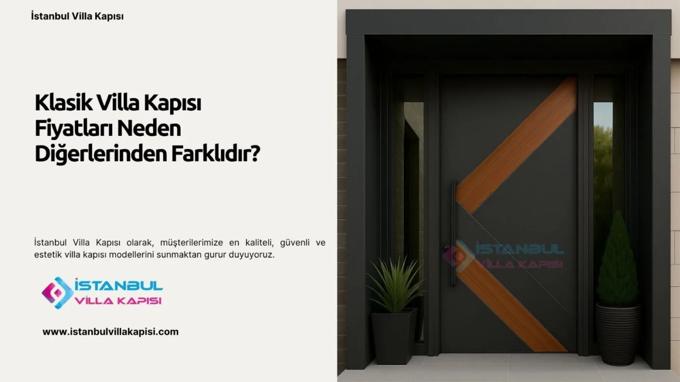 Klasik Villa Kapısı Fiyatları Neden Diğerlerinden Farklıdır?