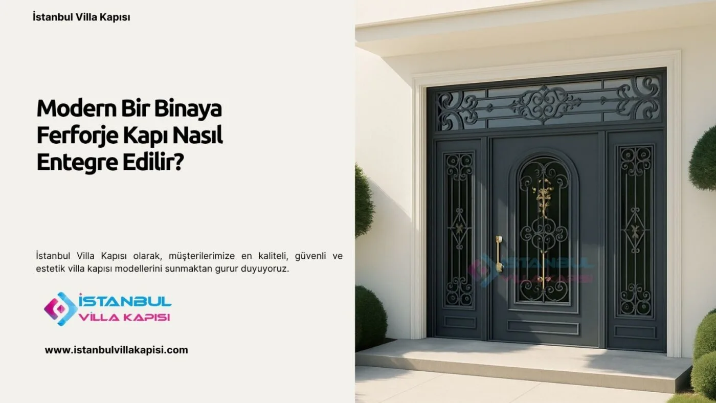 Modern Bir Binaya Ferforje Kapı Nasıl Entegre Edilir? Modern Bir Binaya Ferforje Kapı Nasıl Entegre Edilir?
