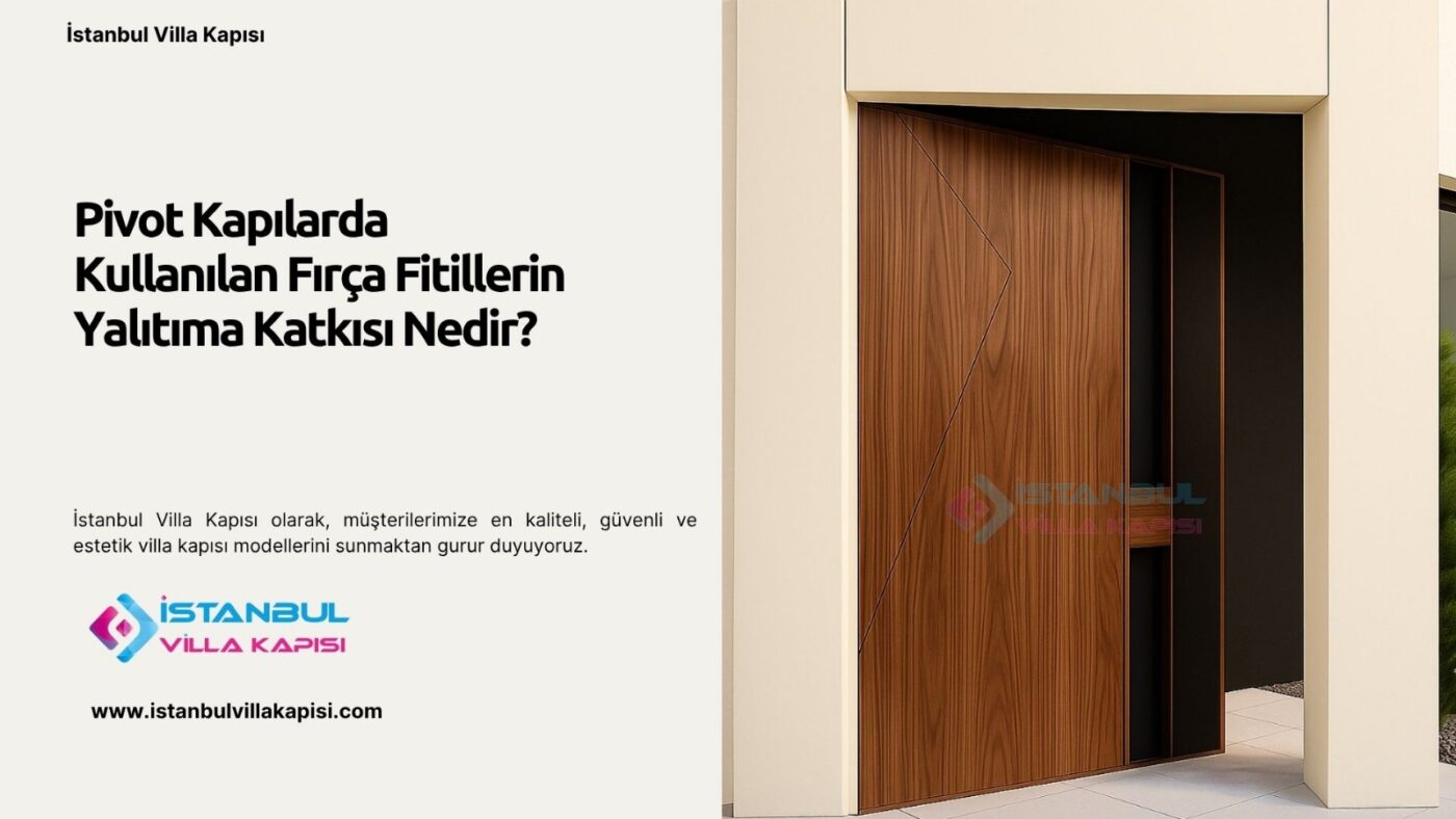 Pivot Kapılarda Kullanılan Fırça Fitillerin Yalıtıma Katkısı Nedir?