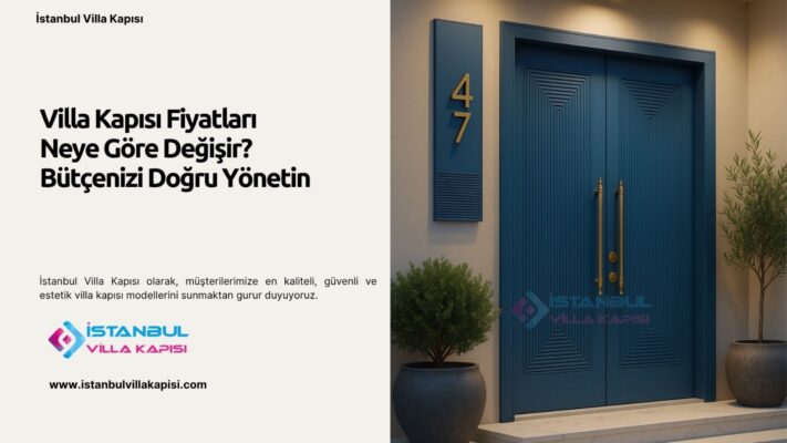 Villa Kapısı Fiyatları Neye Göre Değişir? Bütçenizi Doğru Yönetin