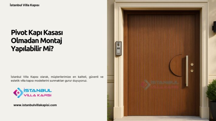 Pivot Kapı Kasası Olmadan (Karasız) Montaj Yapılabilir Mi?