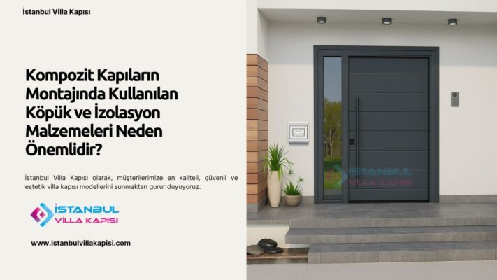 Kompozit Kapıların Montajında Kullanılan Köpük ve İzolasyon Malzemeleri Neden Önemlidir?