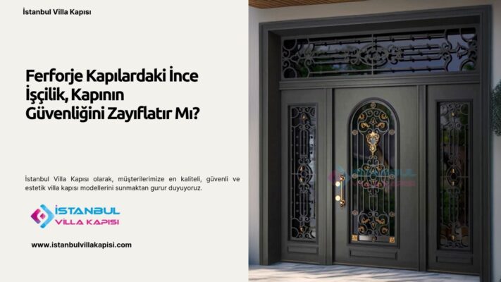 Ferforje Kapılardaki İnce İşçilik, Kapının Güvenliğini Zayıflatır Mı?