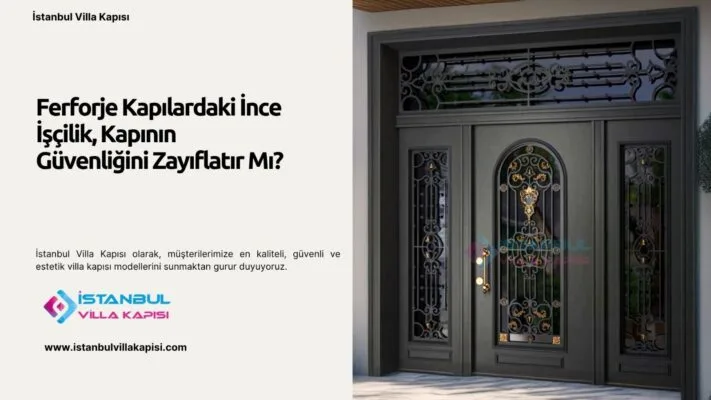 Ferforje Kapılardaki İnce İşçilik, Kapının Güvenliğini Zayıflatır Mı? Ferforje Kapılardaki İnce İşçilik, Kapının Güvenliğini Zayıflatır Mı?