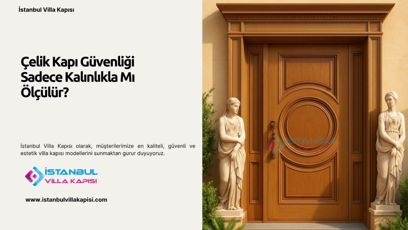 Çelik Kapı Güvenliği Sadece Kalınlıkla Mı Ölçülür?