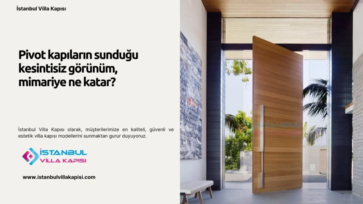 Pivot Kapıların Sunduğu Kesintisiz Görünüm, Mimariye Ne Katar?