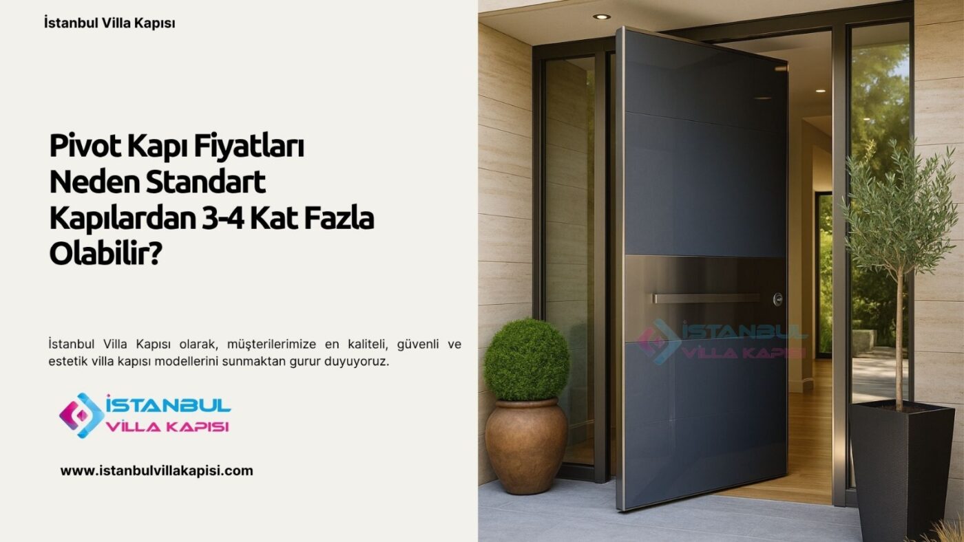 Pivot Kapı Fiyatları Neden Standart Kapılardan 3-4 Kat Fazla Olabilir?