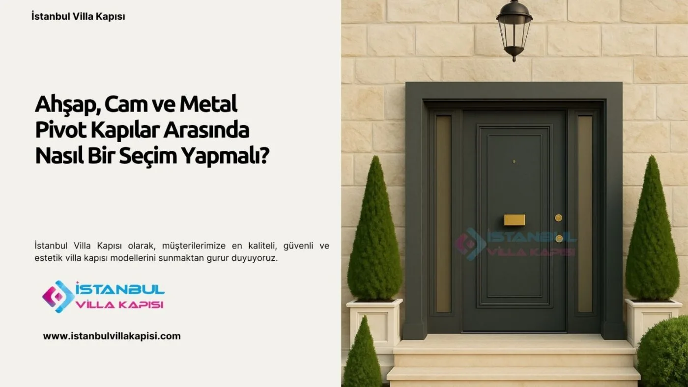 Ahşap, Cam Ve Metal Pivot Kapılar Arasında Nasıl Bir Seçim Yapmalı? Ahşap, Cam Ve Metal Pivot Kapılar Arasında Nasıl Bir Seçim Yapmalı?