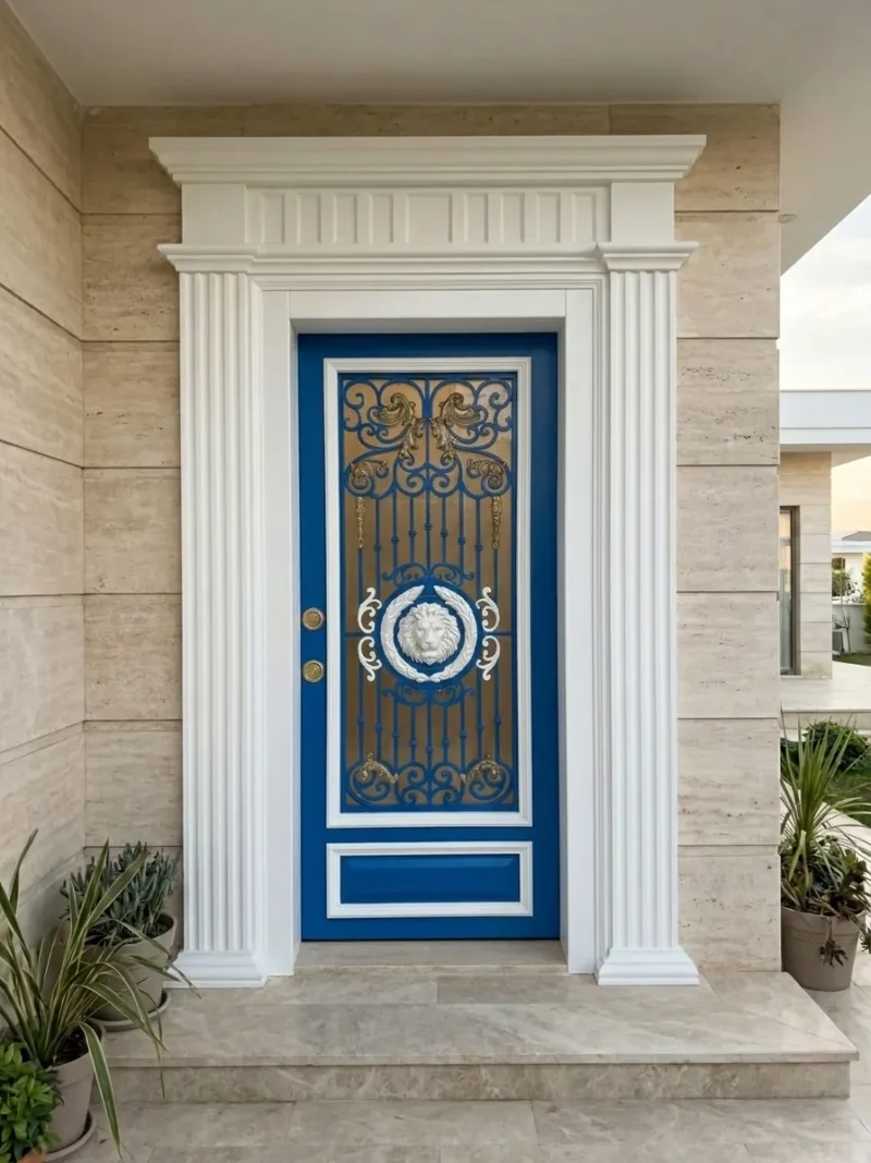 Avşa Ahşap Ferforje Villa Kapısı 7 Avşa Ahşap Ferforje Villa Kapısı Galeri Görseli